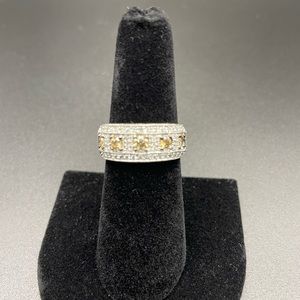 14k gold diamond ring by Effy
